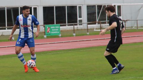 Chio, en una imagen de archivo, fue el autor de uno de los goles del Puebla en Betanzos.