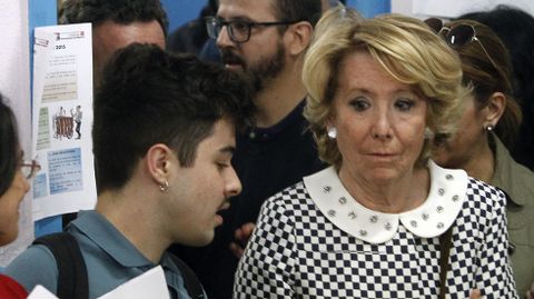 CIUDAD DE MADRID. Esperanza Aguirre no logra la mayora absoluta en la villa.