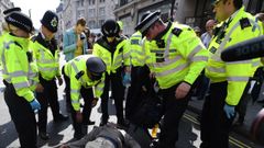 Imagen de archivo de policias de Londres