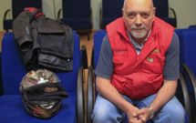 Jos� Mar�a L�pez Quinti�n es el presidente del moto club Os Fojeteiros de Nar�n desde hace dos a�os. 