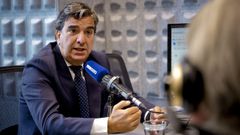 Mart&iacute;n Fern&aacute;ndez Prado, presidente del Puerto, en Radio Voz
