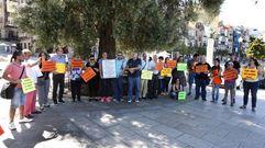 Una de las protestas celebrada en Vigo para pedir un techo para todos
