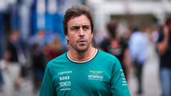 Fernando Alonso.Fernando Alonso, piloto de Aston Martin