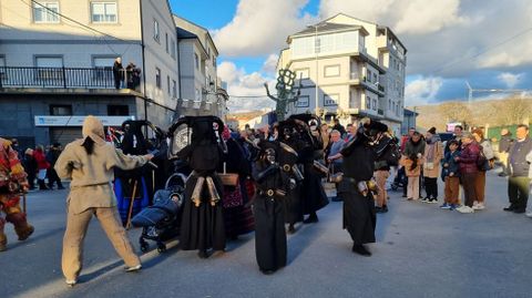 Viana acoge la mayor mascarada de la pennsula Ibrica.Un momento del desfile.