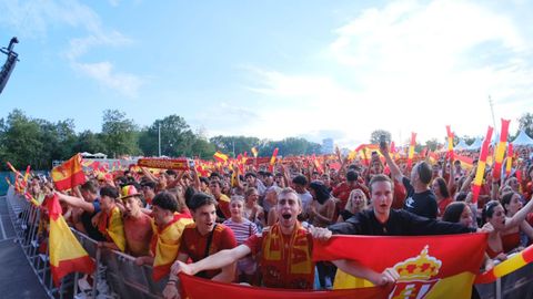 Final de la Eurocopa de f�tbol en Gij�n