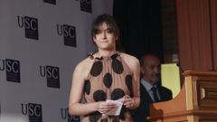 Carla Castrillo intervino en el acto de entrega de diplomas a los mejores expedientes de Galicia