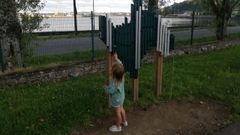 A uno de los instrumentos de percusi�n le han arracando gran parte de los tubos con los que se tocan las melod�as