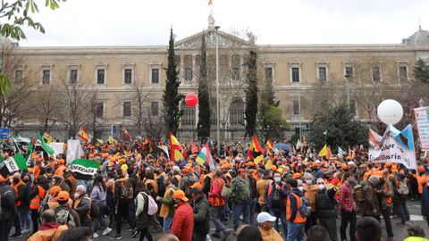 Imagen de la manifestacin del campo en Madrid del pasado 20 de marzo