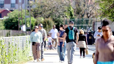 La V�a Verde de Vigo registra un alto volumen de usuarios.