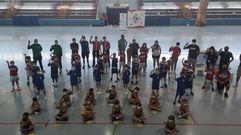 Clausura del baby basket en Xinzo .Equipos de cuatro clubs participaron en la despedida del curso
