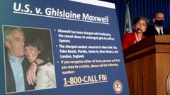 La fiscala general interina, Audrey Strauss, en una conferencia de prensa en la que se anuncian los cargos contra Ghislaine Maxwell por su papel en la explotacin y abuso de nias menores de edad por parte de Jeffrey Epstein.