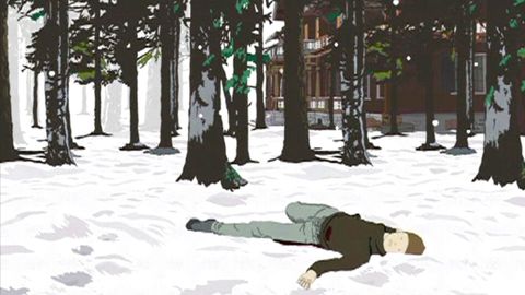 Fotograma da serie Paisaxe Nevado, de Vicente Blanco.