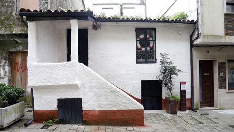 Casa en la calle de Antonio Garelly, en Cangas