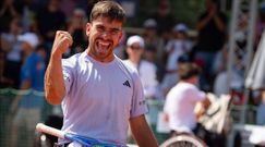 Mart�n de la Puente, celebrando su triunfo en el Abierto de Suiza.