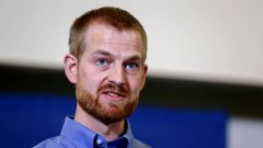  El m�dico Kent Brantly durante la rueda de prensa ofrecida en el Hospital Universitario de Emory de Atlanta (Georgia)