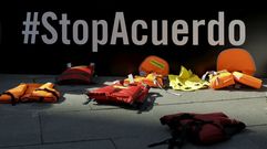 Manifestaci�n contra la devoluci�n de refugiados