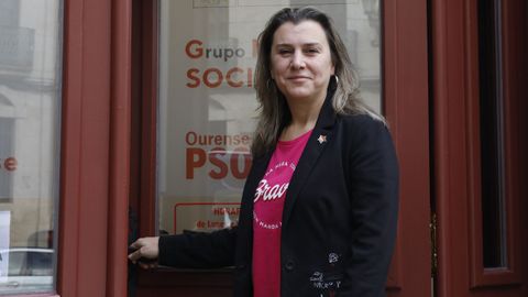 Natalia Gonzlez, portavoz del PSOE en Ourense