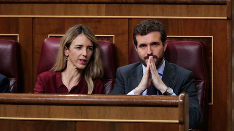 Los populares Pablo Casado y Cayetana lvarez de Toledo