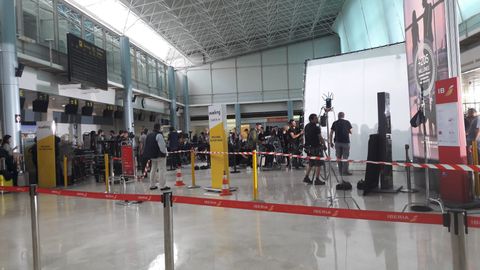 Grabacin en el aeropuerto de Asturias