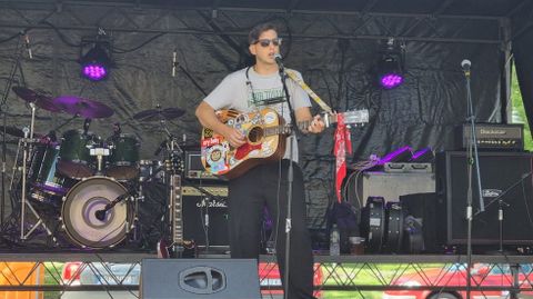 Martio tocar en la sesin verm del sbado en el Birra e Rock Fest de Viloira.