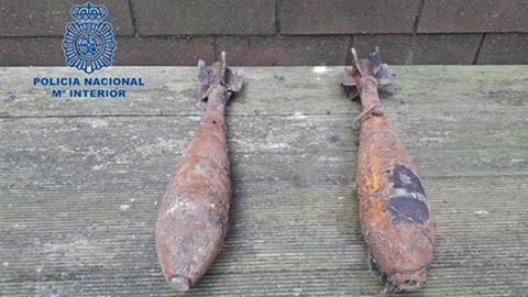 Dos explosivos de la Guerra Civil encontrados en Oviedo