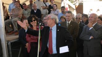 Sousa fue pregonero de las fiestas de O Rosal en 2004.