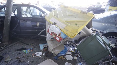 Accidente de Tr�fico a la altura de la Casa del Mar