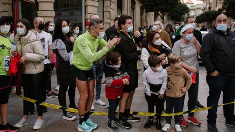 Carreras de San Silvestre en Ourense.La capital ourensana disfrut del ambiente festivo de su particular prueba de fin de ao