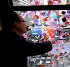 Preparaci�n de una fiesta de Nochevieja en Nueva York.