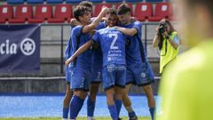 El equipo ourensano quiere volver a celebrar goles como el de Amin