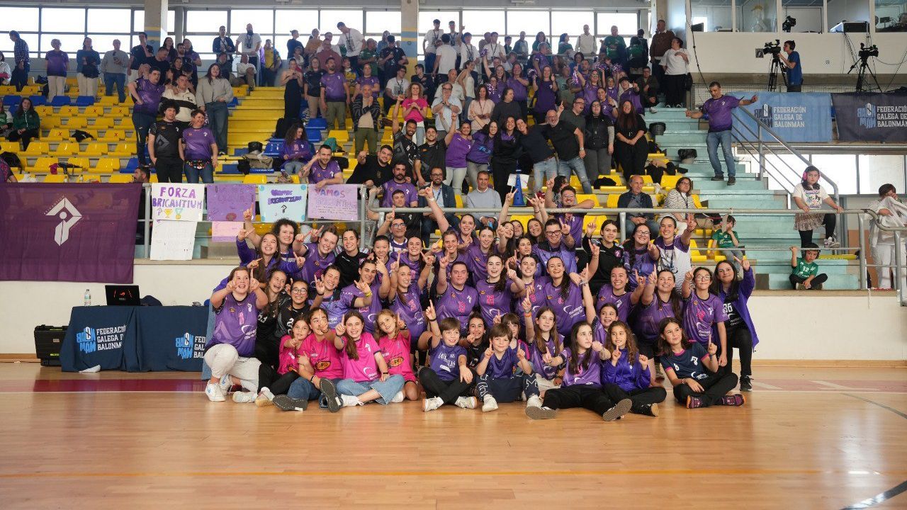 El Brigantium Balonmán, un proyecto joven en femenino para A Coruña