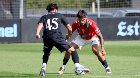 Miguel Rom�n, en un amistoso de pretemporada.