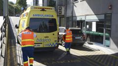 En el Hospital Montecelo, en Pontevedra, hay ya seis pacientes de coronavirus ingresados, cuatro en planta y dos en la uci