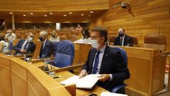 La pol�tica de subvenciones de la Diputaci�n lleg� al Parlamento gallego