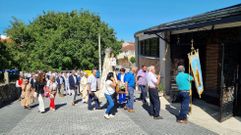 Una procesin en una de las ltimas ediciones de las fiestas patronales de Sober