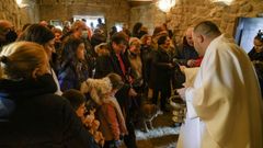 Los fieles acercaron a sus mascotas para ser bendecidas por San Ant�n