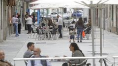 Imagen de archivo de la calle Pardo Baixo tras finalizar las obras. 
