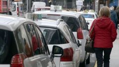 Imagen de archivo de taxis de Ribeira