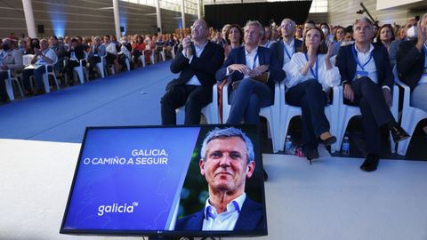 Aspecto que presentaba el congreso del PPdeG en Pontevedra.