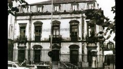 Imagen del Colegio Hispania de Oviedo ya bastante deteriorado tras su cierre