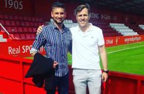 Dar�o Passaggio junto a Manolo S�nchez Murias