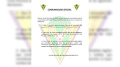 El comunicado con el que el PM Friol anuncia los ceses