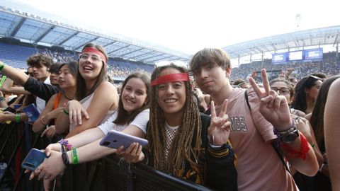 Morria Fest, ambiente en el estadio de Riazor