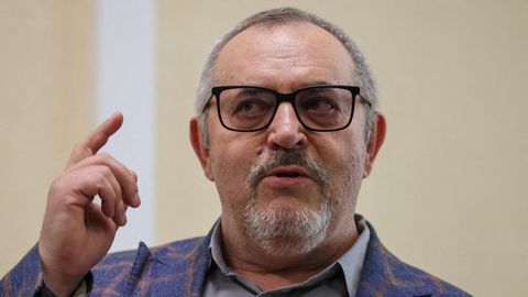 Bor�s Nadezhdin, durante una intervenci�n en Mosc� el pasado mes de julio.