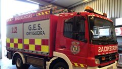 El GES de Ortigueira trabaj� en la extinci�n del incendio