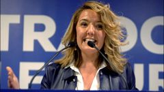 La candidata del PP a la Presidencia del Principado, Mara Teresa Mallada, durante el acto de inicio de campaa electoral 