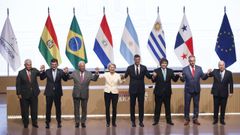 Ceremonia de la firma del acuerdo de asociaci�n entre la Uni�n Europea y Mercosur