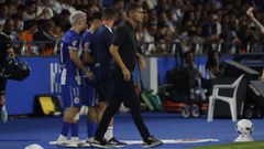 Antonio Hidalgo, en el �rea t�cnica durante el D�por-Elche