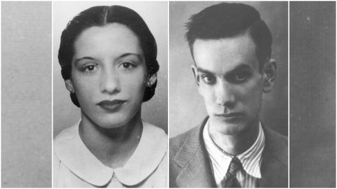  Camilo Jos� Cela (en 1936), quien, a los 18 a�os, conoci� a Lolita Franco (en la foto, en 1935), cuatro a�os mayor que el aprendiz de poeta.