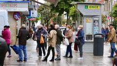 Movimiento matinal en O Calvario